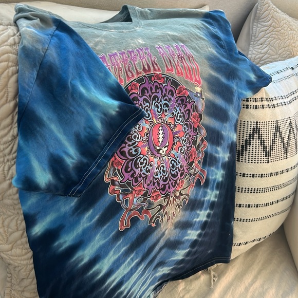 Grateful Dead Graphic Tie-Dye T-Shirt Blue Size XL wore once - Picture 2 of 3